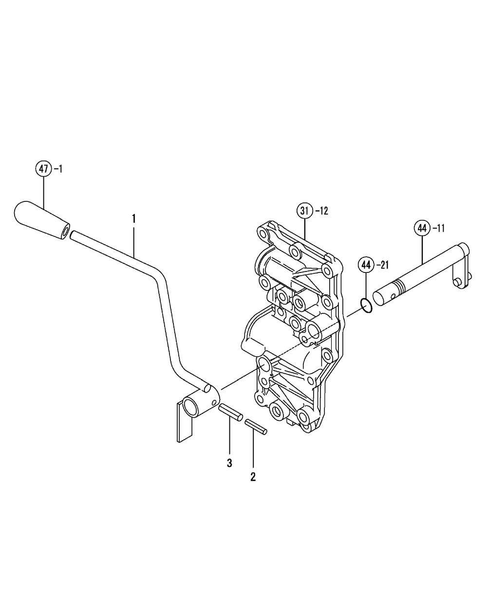 Front Shift Diagram and Parts List for SX3100 54ALB4S727-54ALB4SW727-54ALB4SX727-54ALB4SY727-54ALB4SZ727-54AMB4S727-54AMB4SW727-54AMB4SX727-54AMB4SY727-54AMB4SZ727 Cub Cadet Lawn Tractor